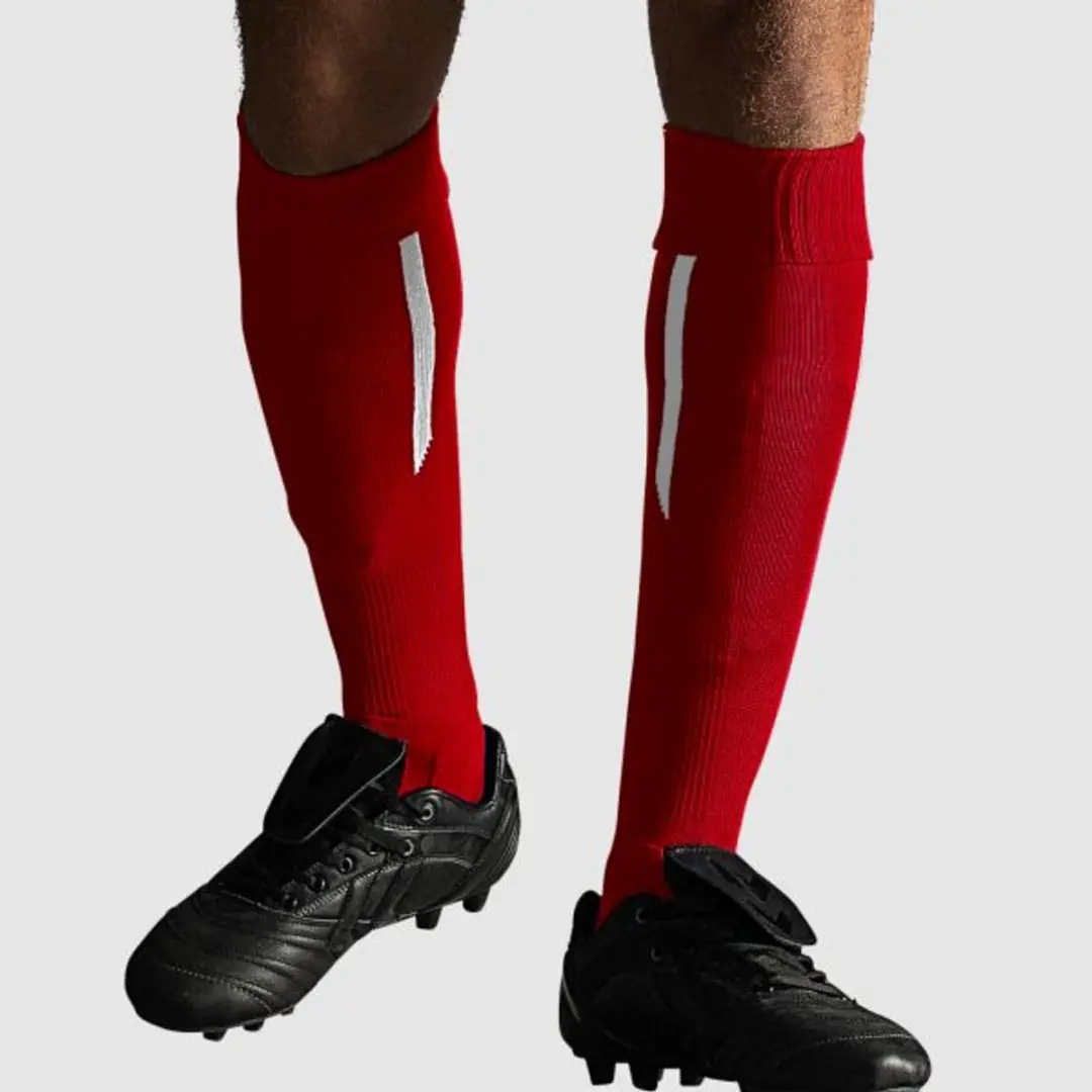 Stanno Forza II Voetbalsokken 41-44 - Rood/Wit