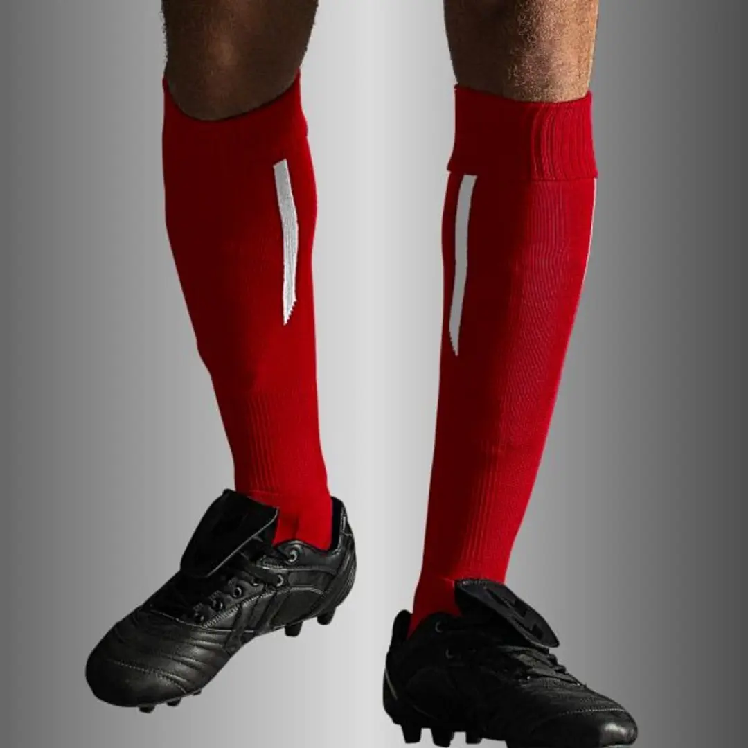 Stanno Forza II Voetbalsokken 41-44 - Rood/Wit