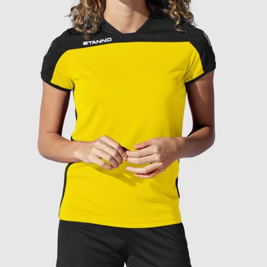 Stanno Pride Shirt Dames - Maat M - Geel/Zwart