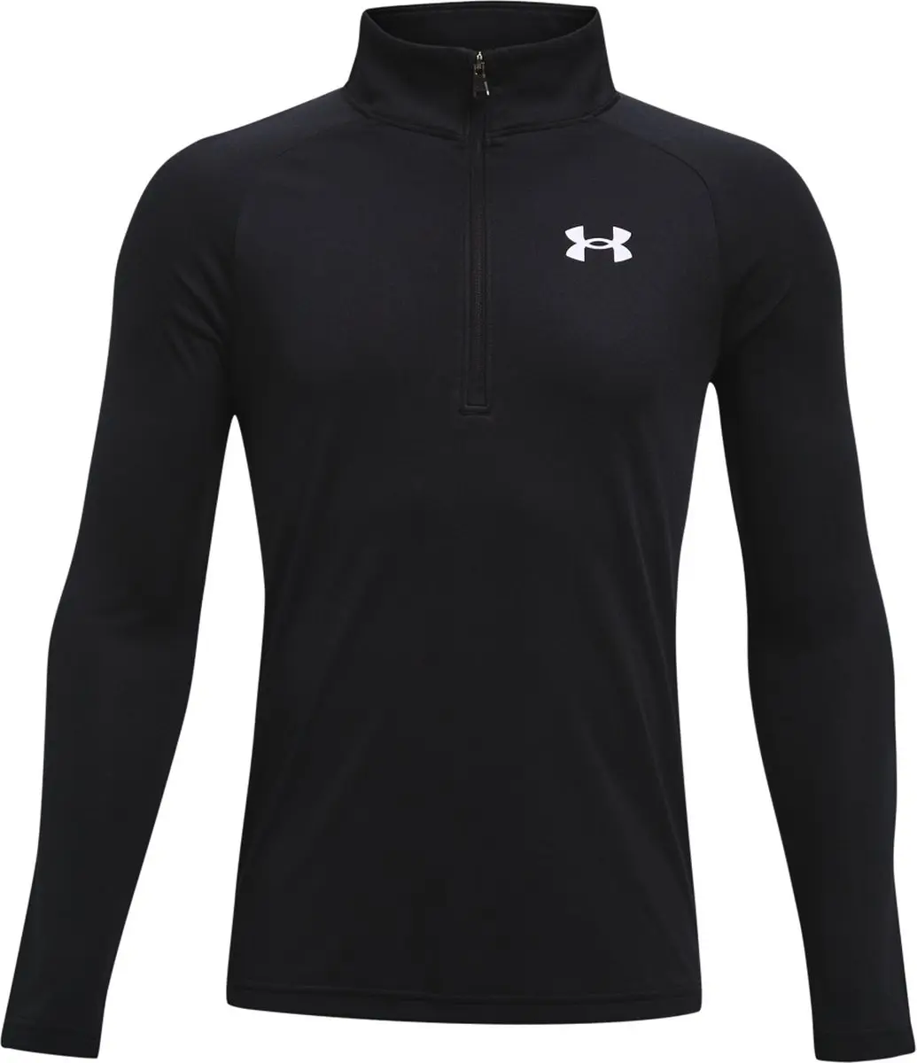Under Armour UA Tech 2.0 1-2 Zip Sporttrui - Zwart/Wit - afbeelding 6 van 6