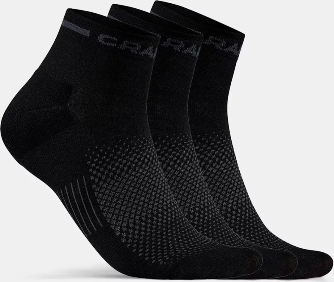 Craft Active Mid Sok 3-pack - Wit