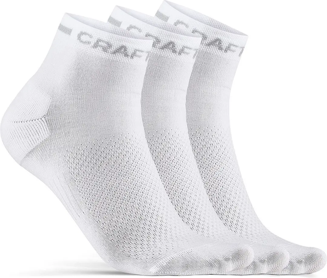 Craft Active Mid Sok 3-pack - Wit