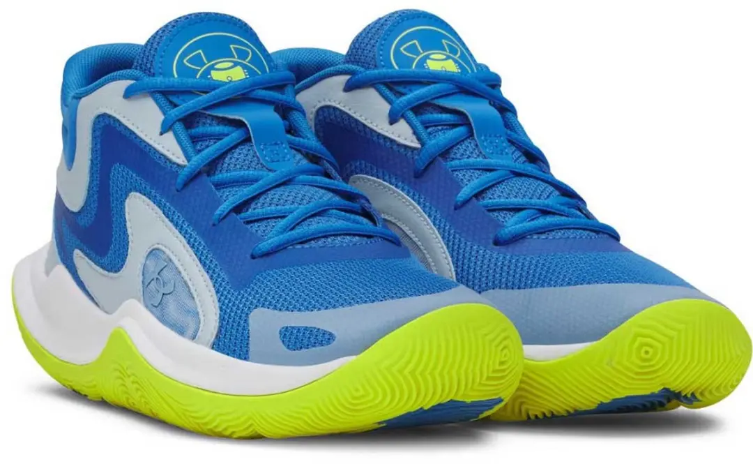 Under Armour Jet 25 Basketbalschoenen - Blauw - Maat 46