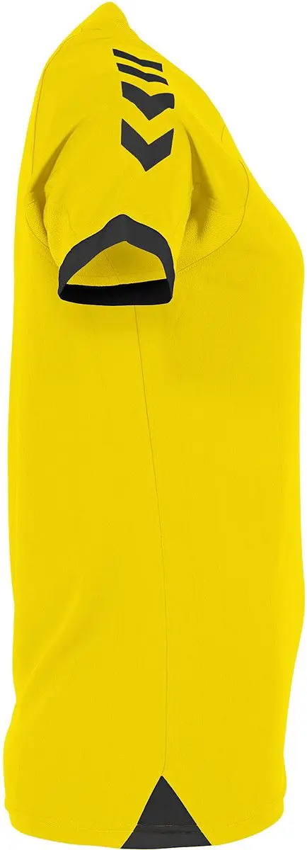 Hummel Fyn Shirt Dames - Geel/Zwart S