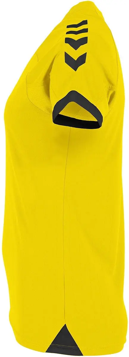 Hummel Fyn Shirt Dames - Geel/Zwart S