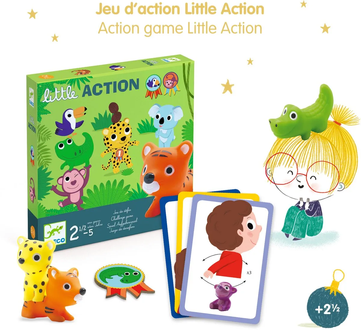 Djeco Little Action Uitdagingsspel 5750 - Multicolor