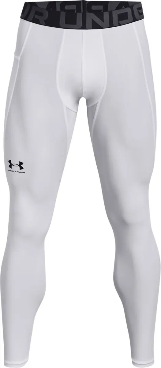 Under Armour HeatGear Armour Leggings Heren - Wit XXL - afbeelding 6 van 6