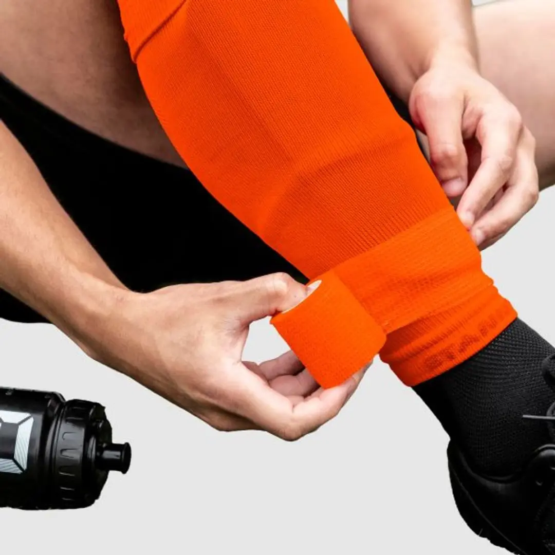 Stanno Sock Tape Scheenbeschermers - Oranje
