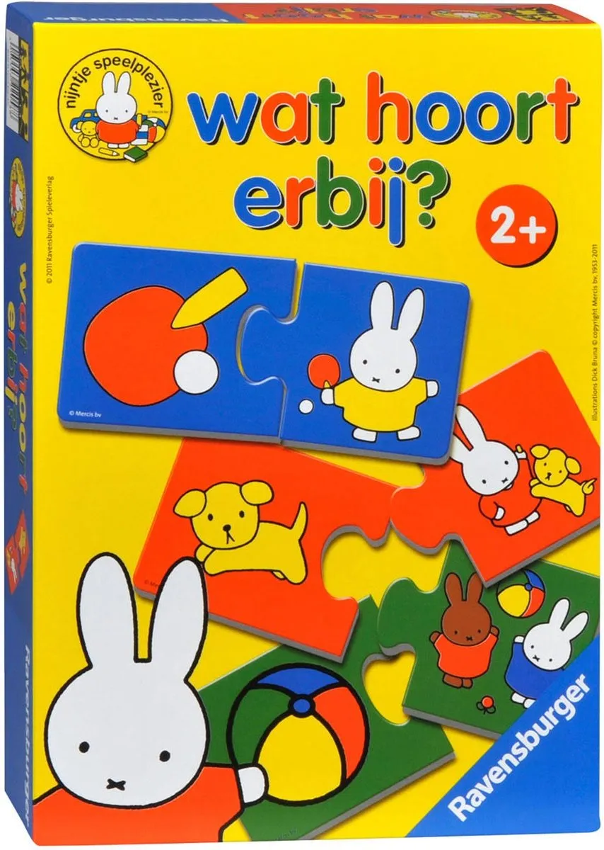 Ravensburger Nijntje Wat Hoort Erbij? - Kinderspel 220588 - afbeelding 6 van 6