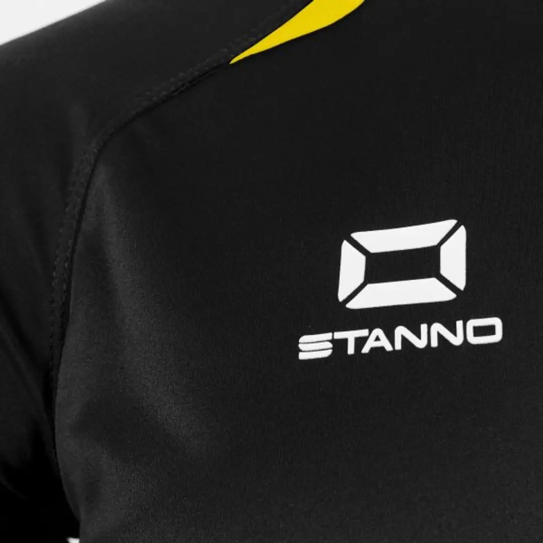 Stanno Stadio T-Shirt 152 - Zwart/Geel