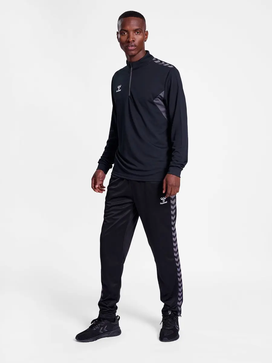 Hummel Hmlauthentic Half Zip 219973 Sweater - S - Zwart - afbeelding 6 van 6