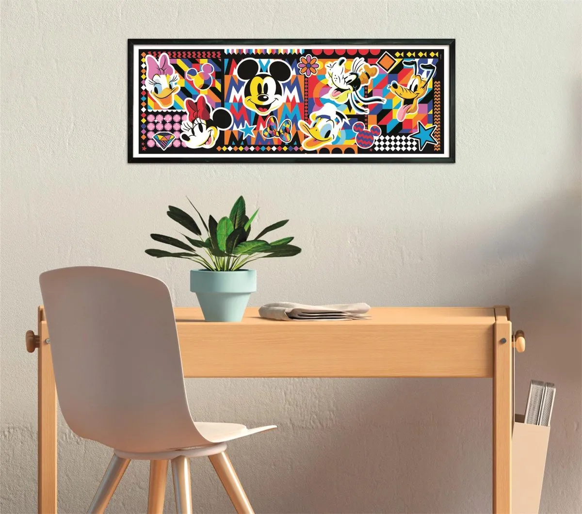 Clementoni Disney Panorama Puzzel 1000 Stuks - Multi kleur - afbeelding 6 van 6