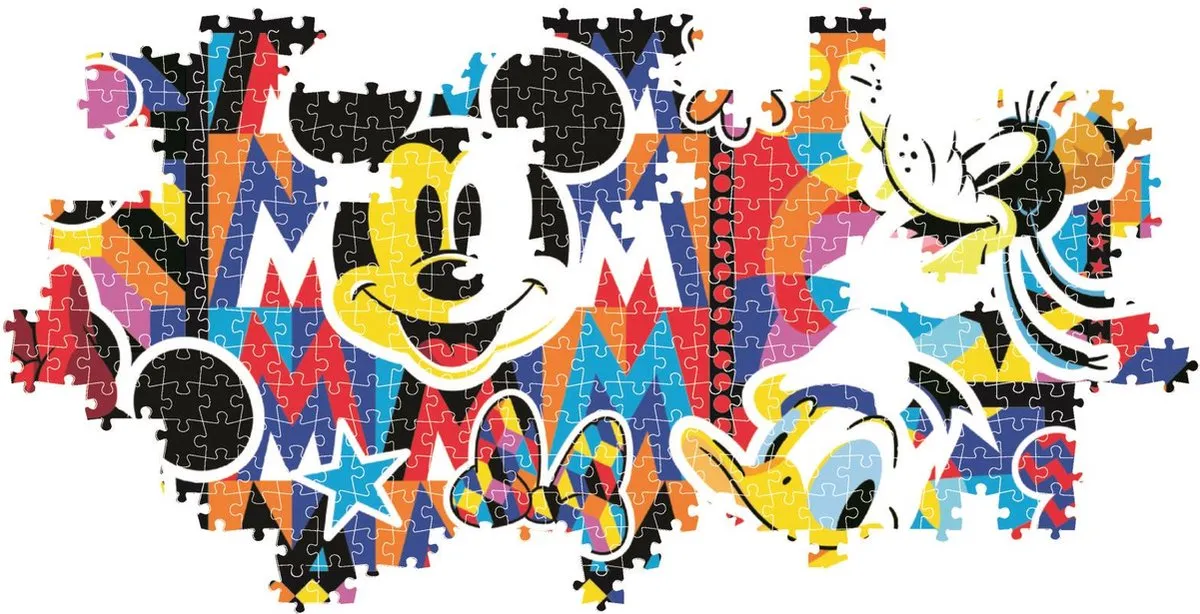 Clementoni Disney Panorama Puzzel 1000 Stuks - Multi kleur