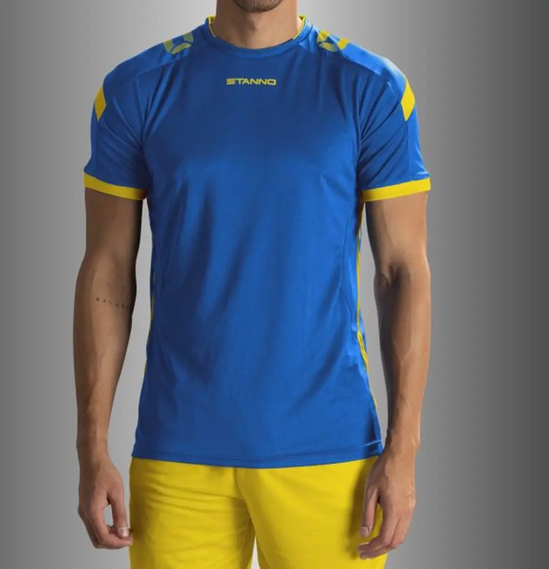 Stanno Drive Match Shirt 164 - Blauw/Geel