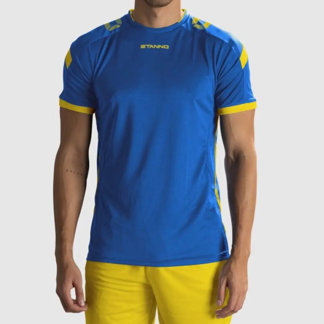 Stanno Drive Match Shirt 164 - Blauw/Geel