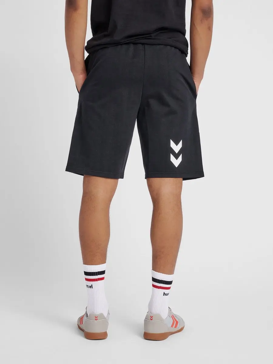 Hummel Go Cotton Heren Short XL - Zwart/Wit