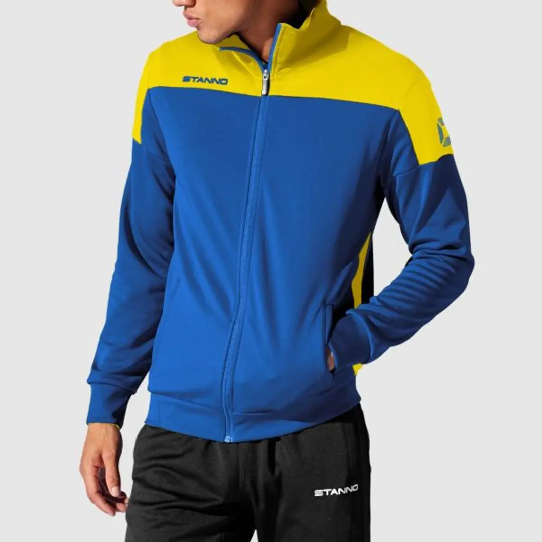Stanno Pride Full Zip Jack - M - Blauw/Geel