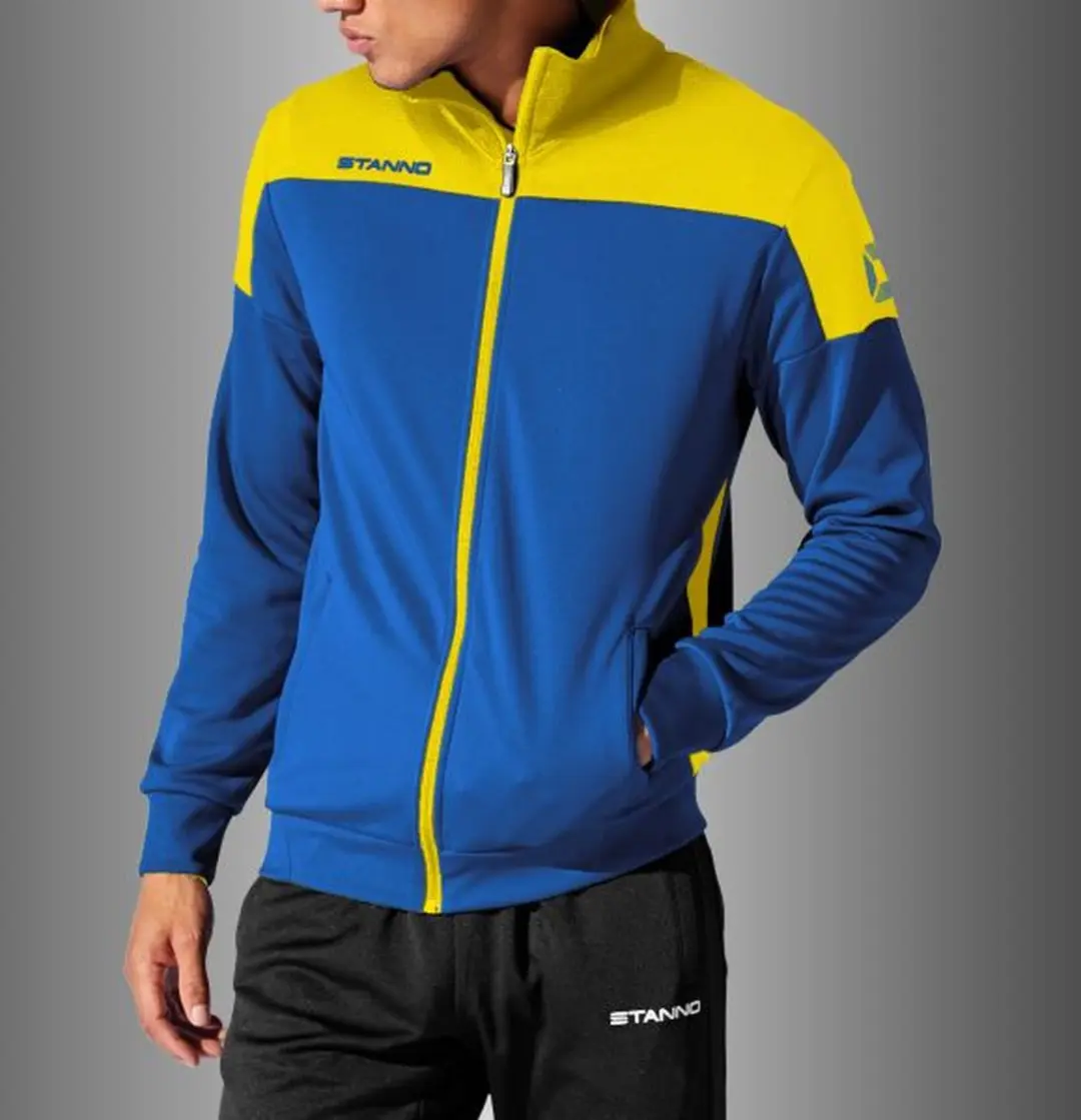 Stanno Pride Full Zip Jack - M - Blauw/Geel
