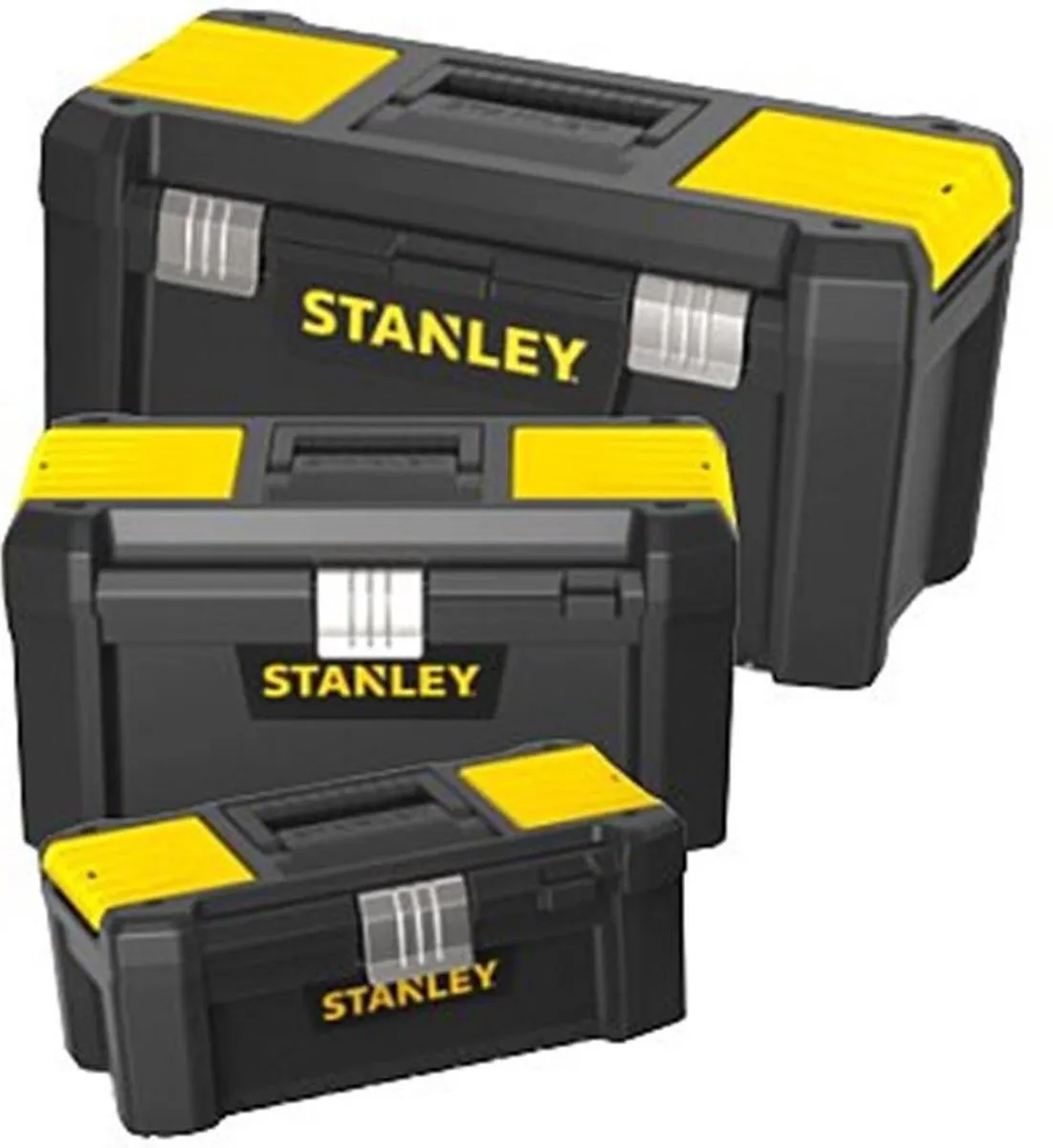 Stanley Essential Gereedschapskoffer 19" - 2-delig - Zwart/Geel - afbeelding 6 van 6