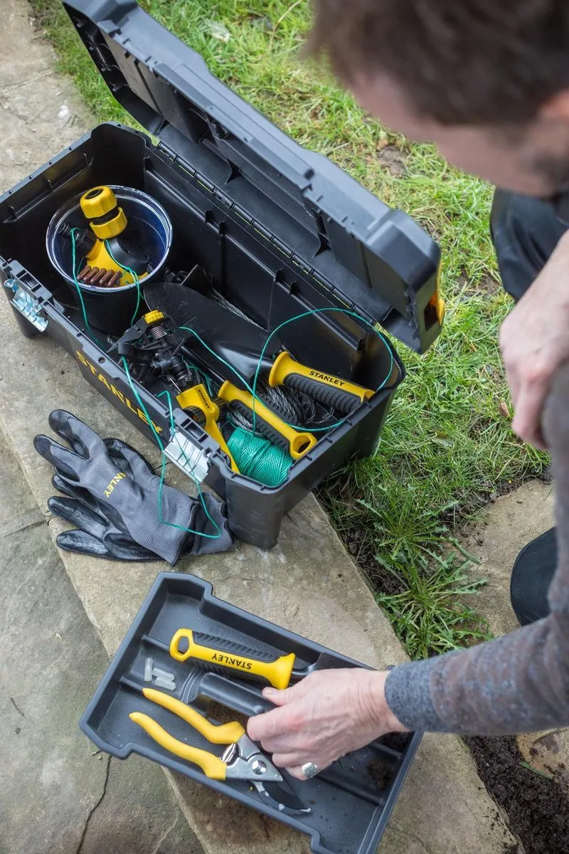 Stanley Essential Gereedschapskoffer 19" - 2-delig - Zwart/Geel