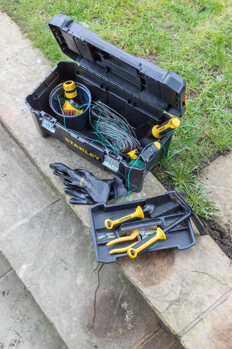 Stanley Essential Gereedschapskoffer 19" - 2-delig - Zwart/Geel