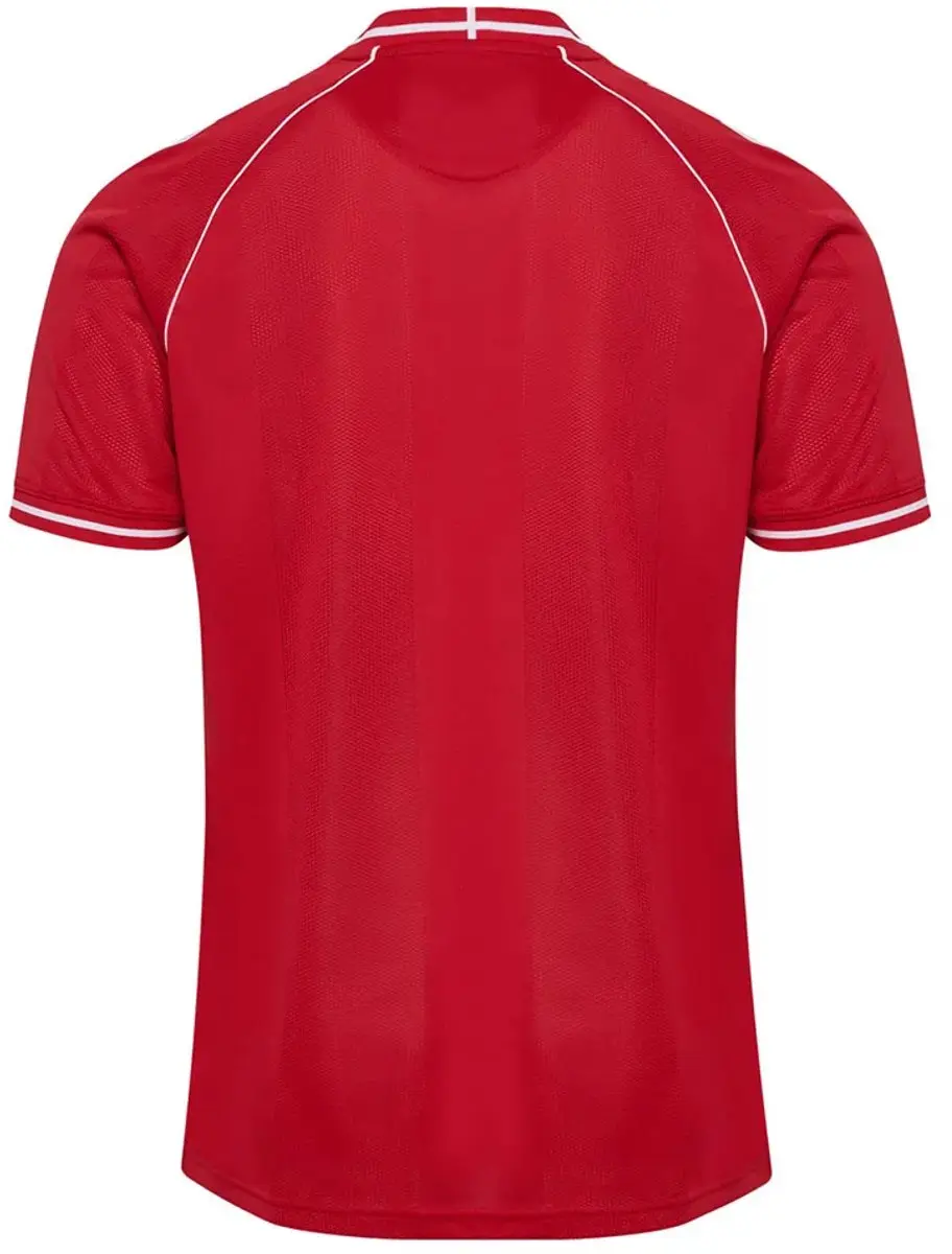 hummel Thuiswedstrijd Shirt Denemarken Coupe du Monde 2026 - S - Tangorood