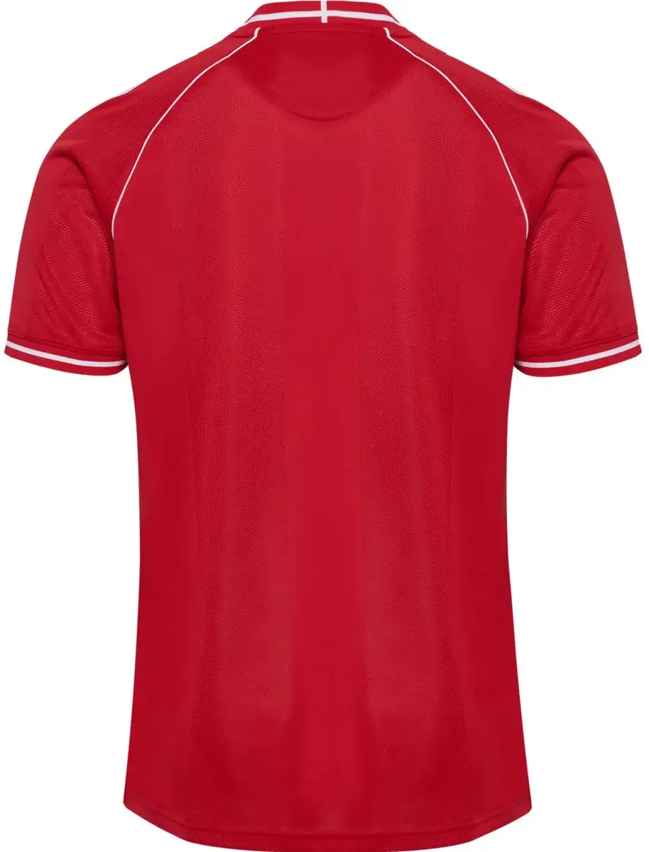 hummel Thuiswedstrijd Shirt Denemarken Coupe du Monde 2026 - S - Tangorood