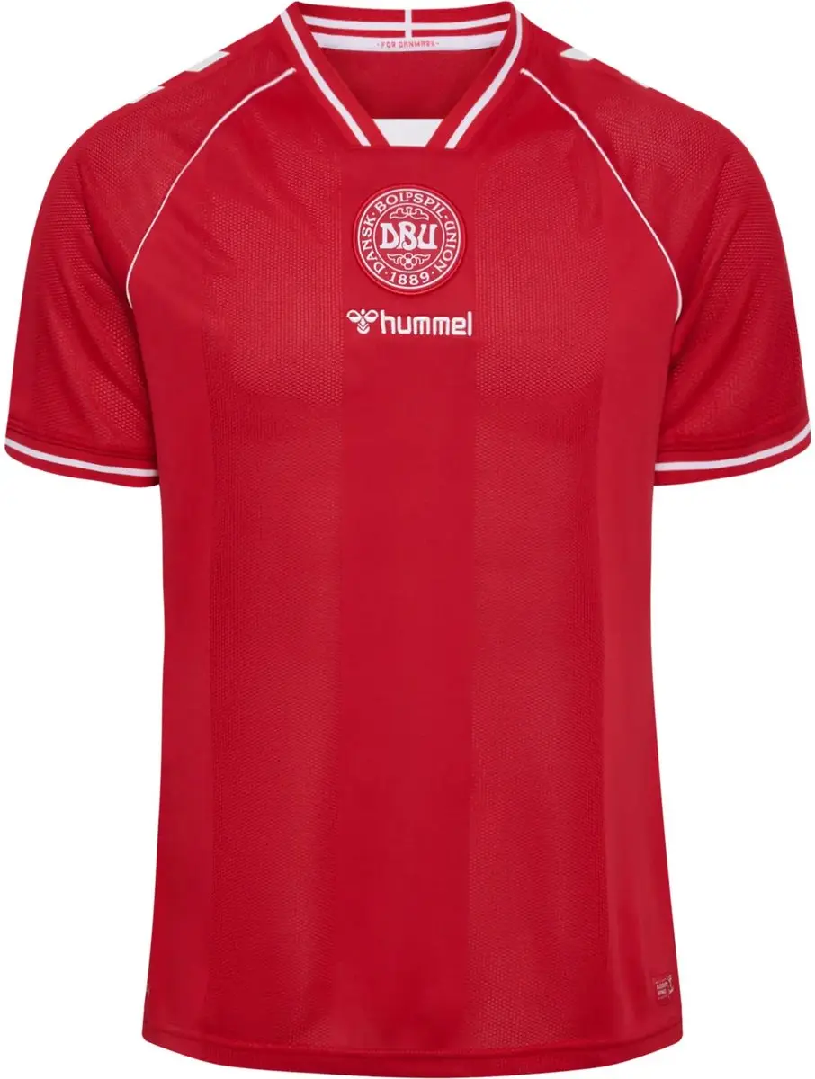 hummel Thuiswedstrijd Shirt Denemarken Coupe du Monde 2026