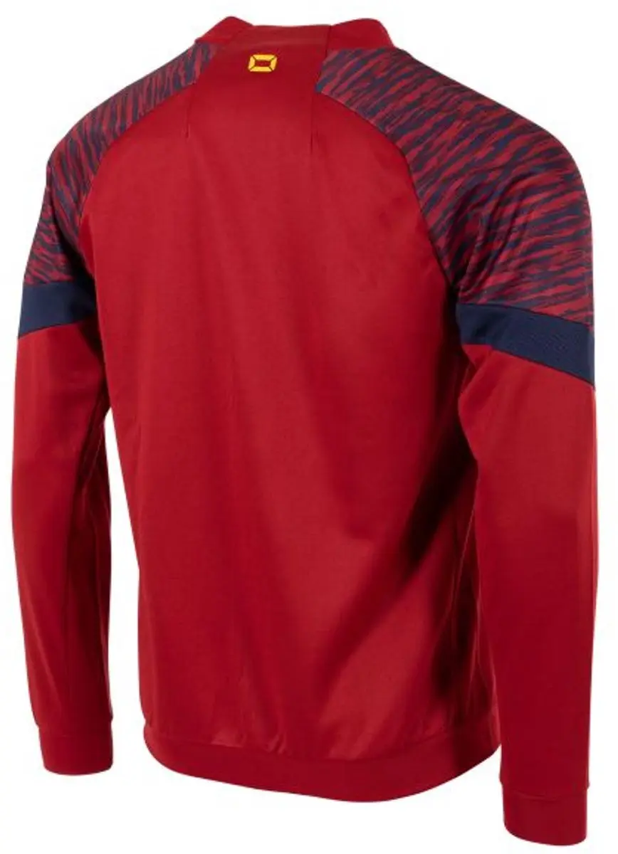 Stanno Bolt Full Zip Top 128 - Dark Rood/Navy - afbeelding 6 van 6