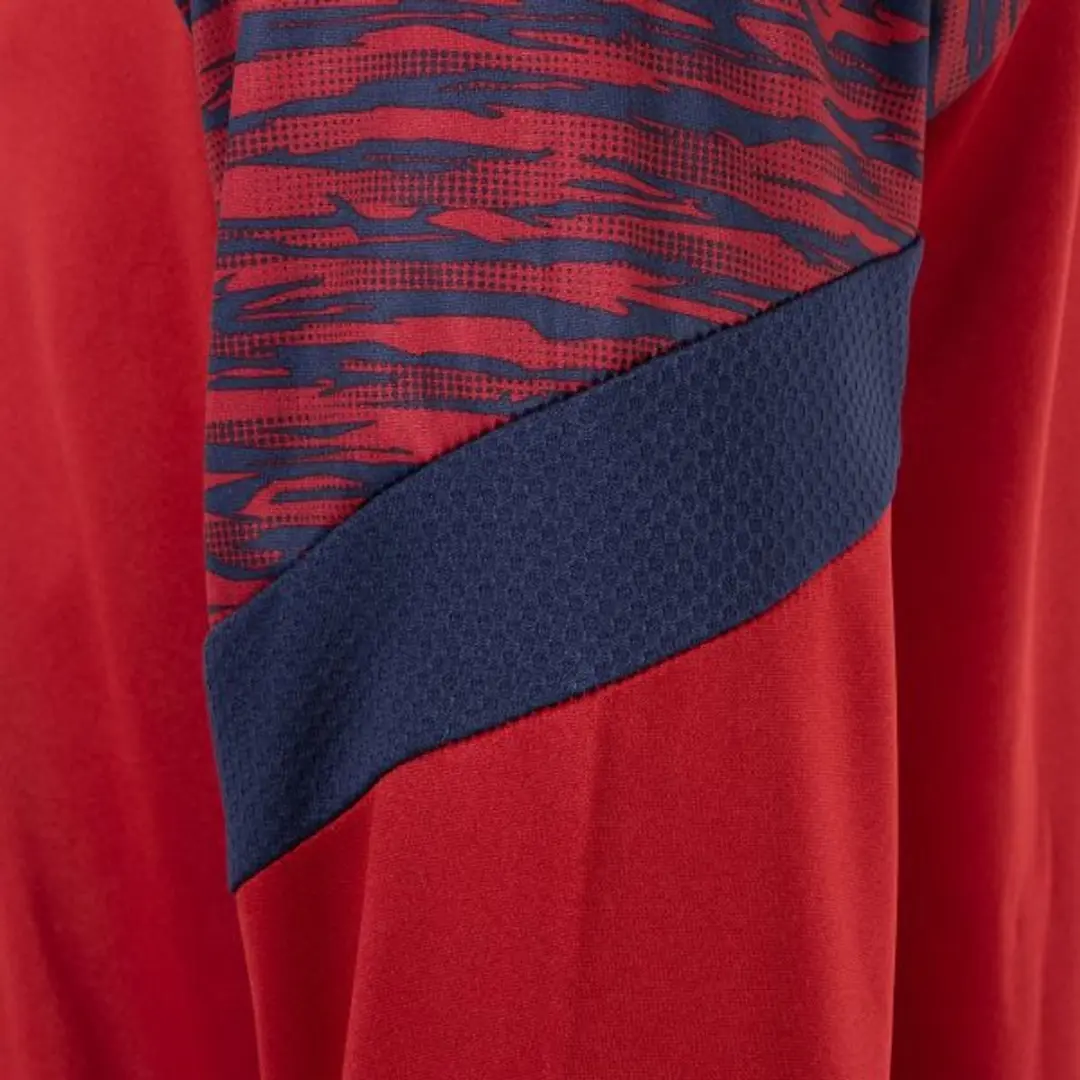 Stanno Bolt Full Zip Top 128 - Dark Rood/Navy