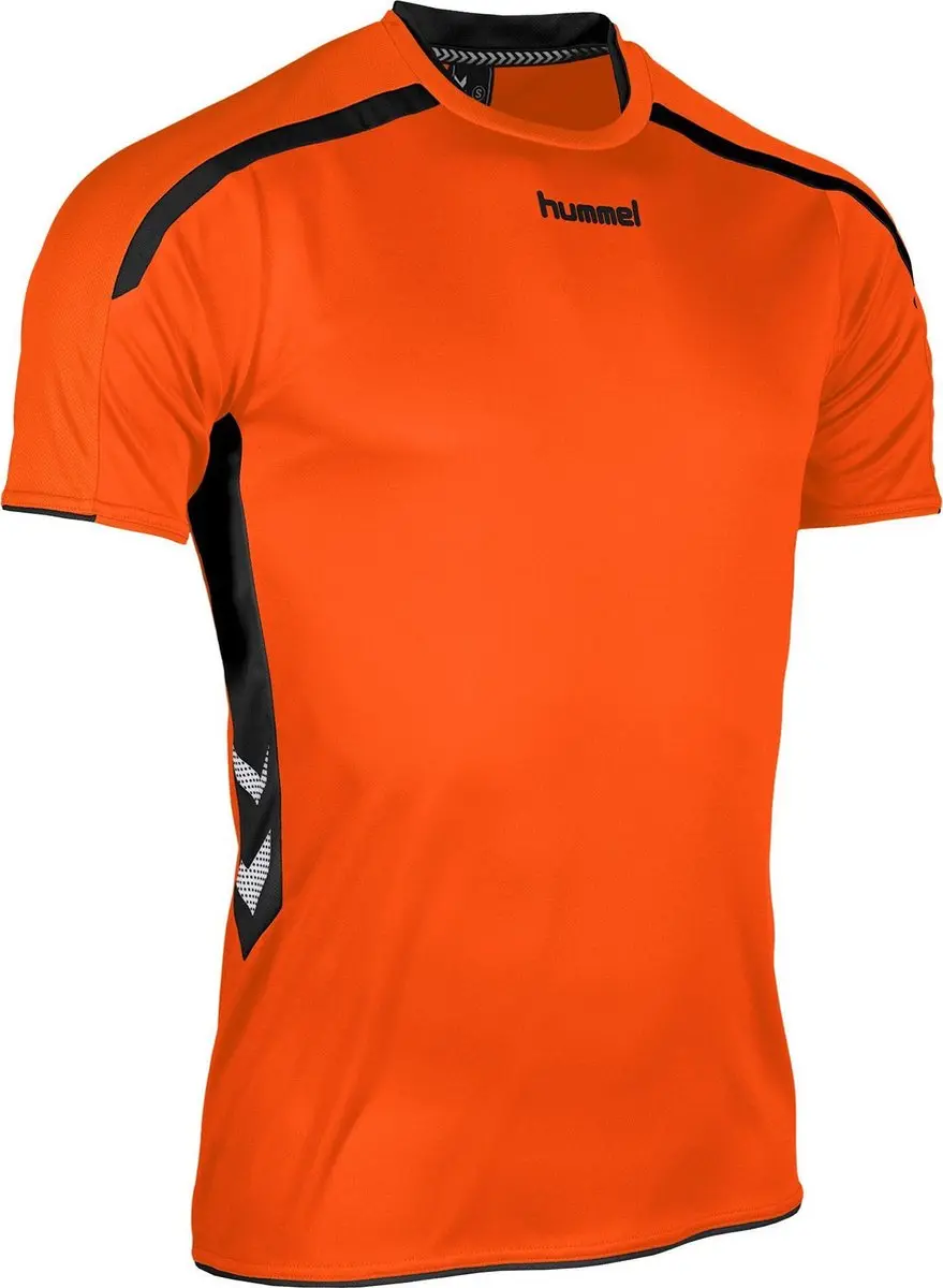 Hummel Preston S/S Sportshirt - 128 - Oranje