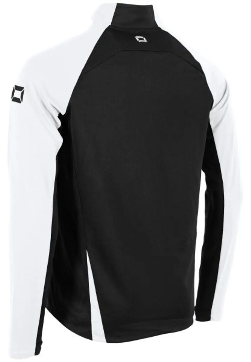 Stanno Stadio Quarter Zip Top 128 - Zwart/Wit