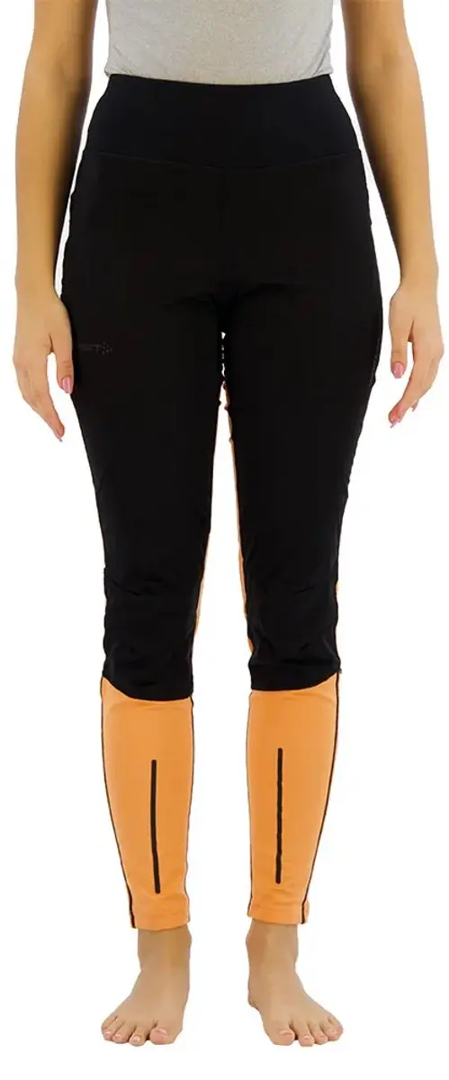 Craft Adv Essence Wind Leggings XS - Zwart/Glow