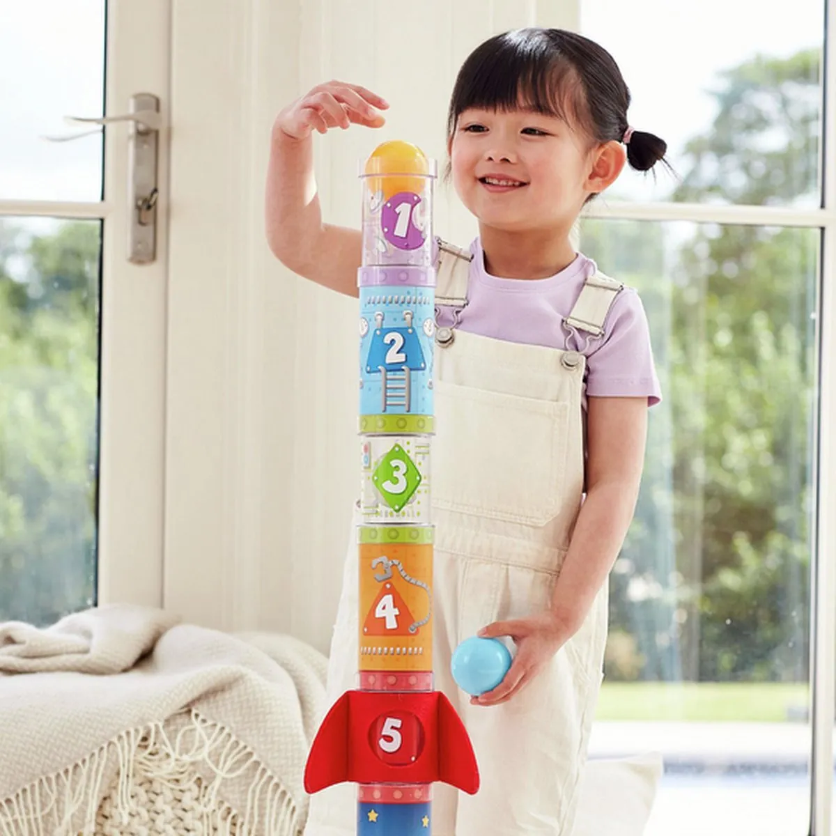 Hape Raket Lucht Stapelaar E0387