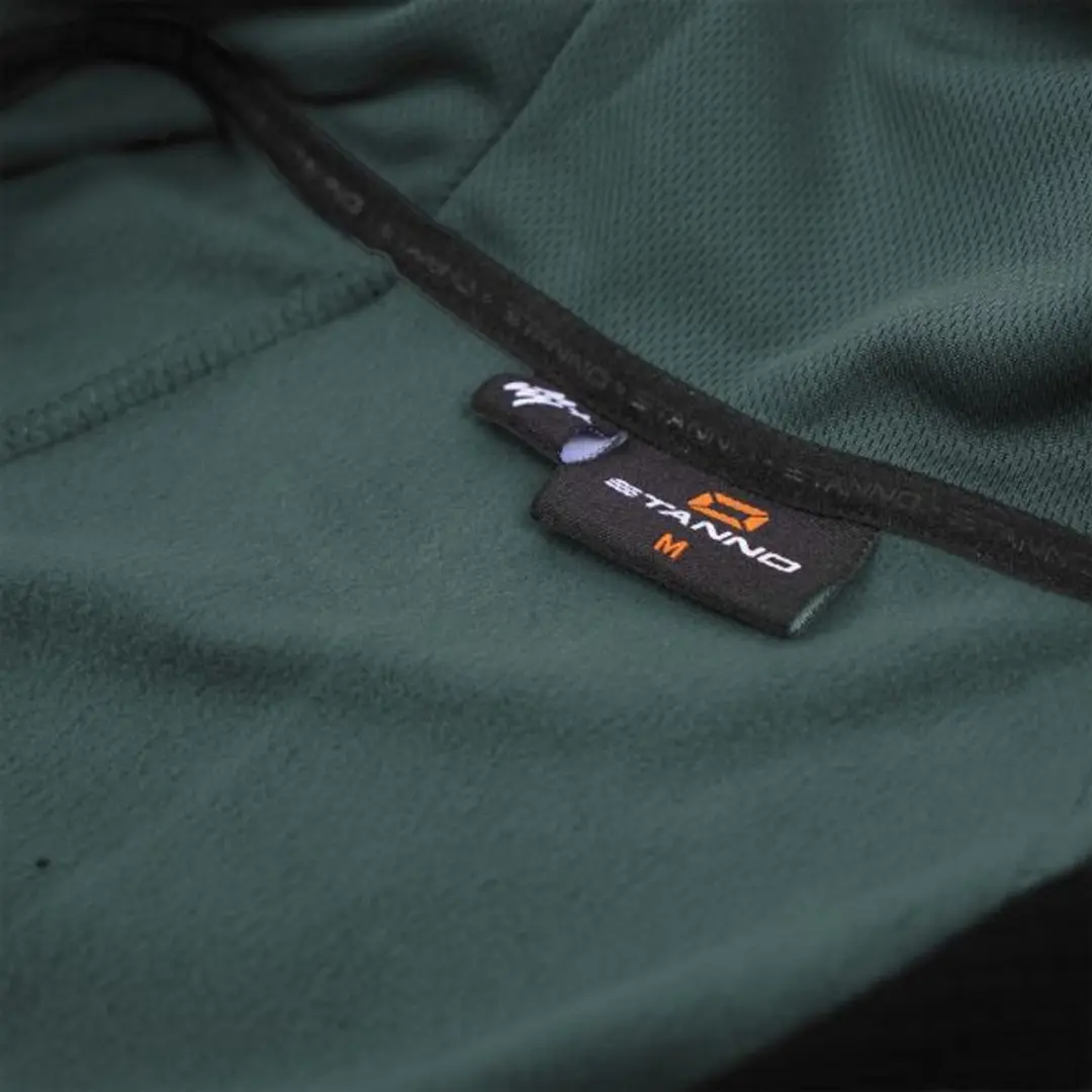 Stanno Plaza Brush Hooded Half Zip Top S - Stormy Grijs