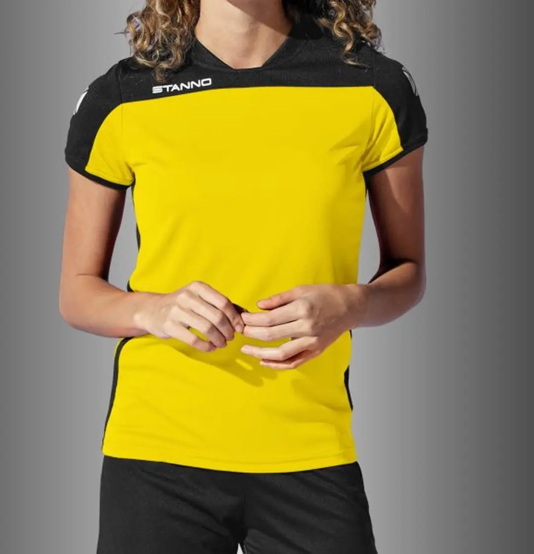 Stanno Pride Shirt Dames - XS - Geel/Zwart