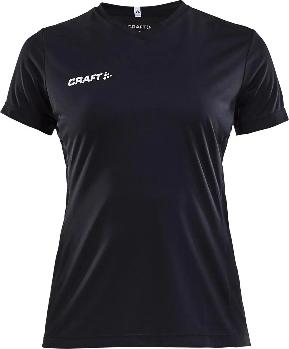 Craft Squad Jersey Solid W - XL - Zwart/Wit
