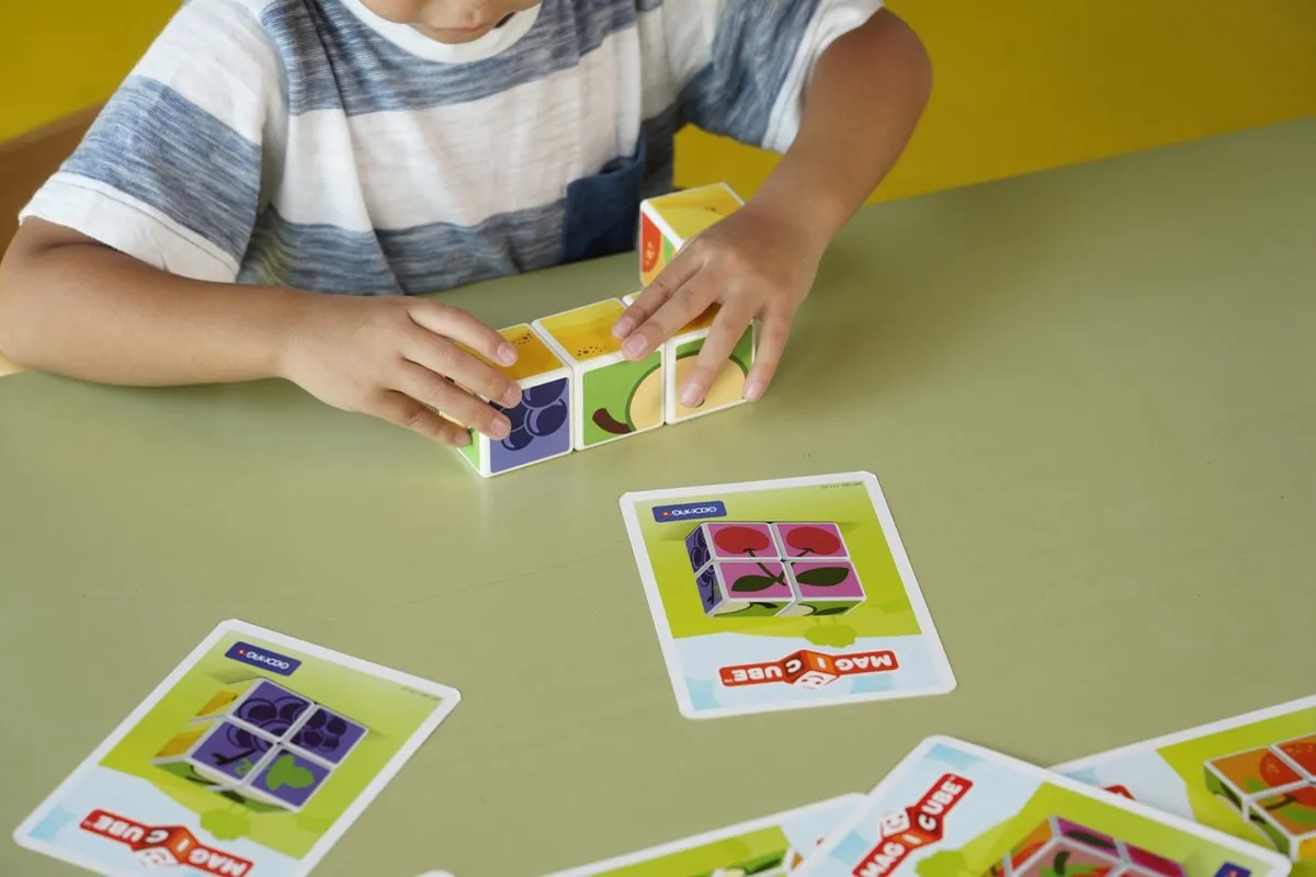 Geomag MagiCube Fruitthema Bouwset - 4-delig - Multikleur
