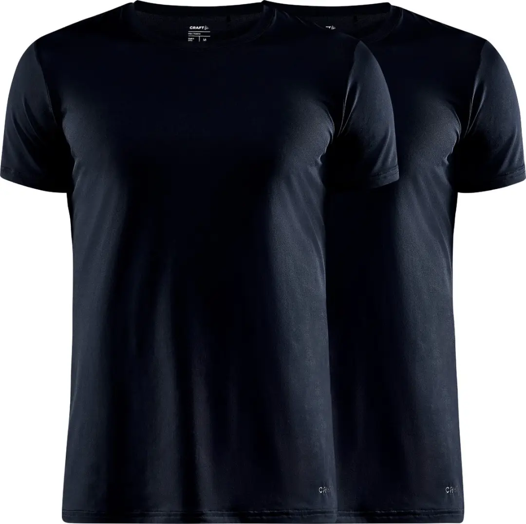 Craft Core Dry Tee M Heren Thermoshirt - Zwart