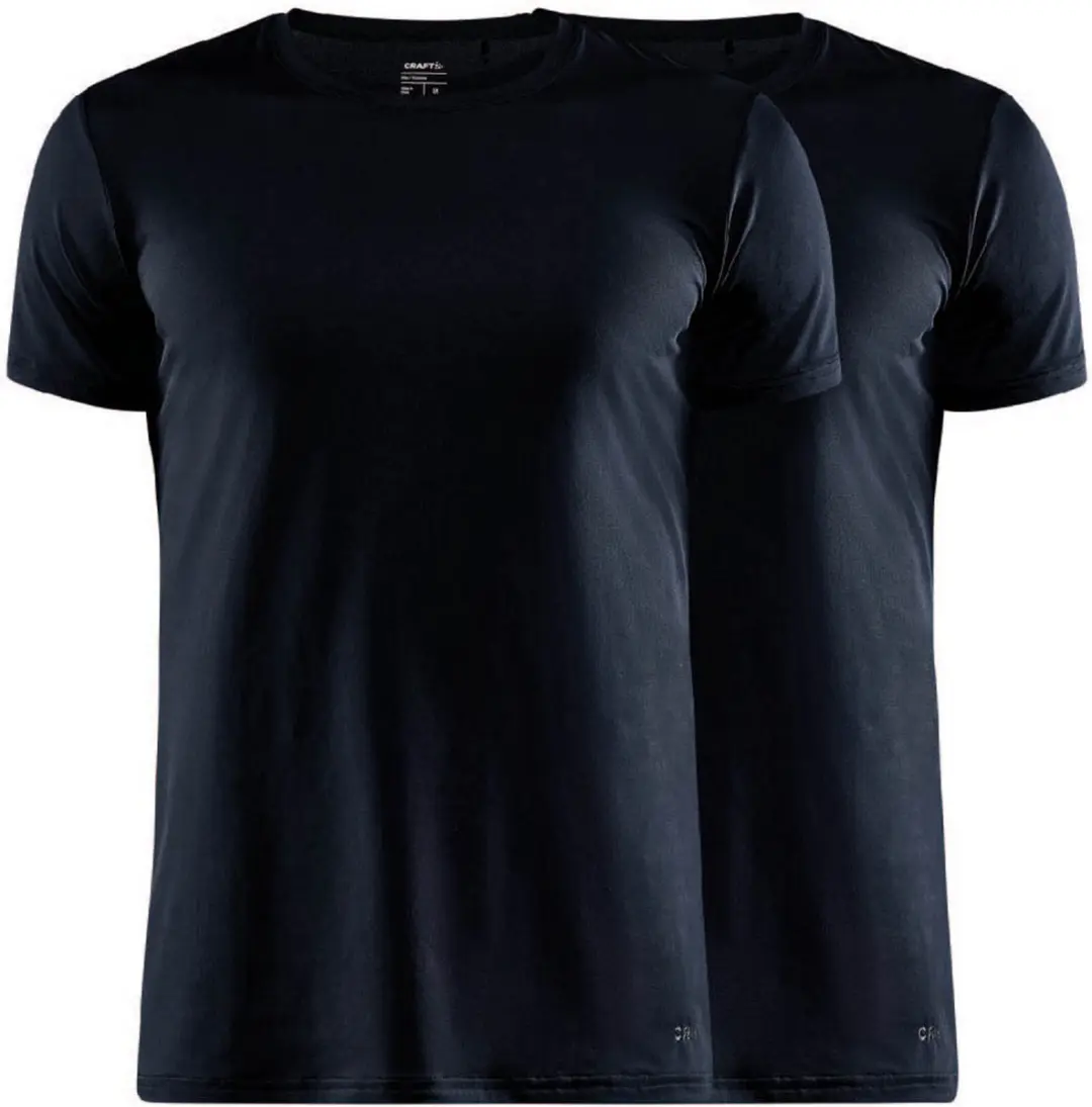 Craft Core Dry Tee M Heren Thermoshirt - Zwart