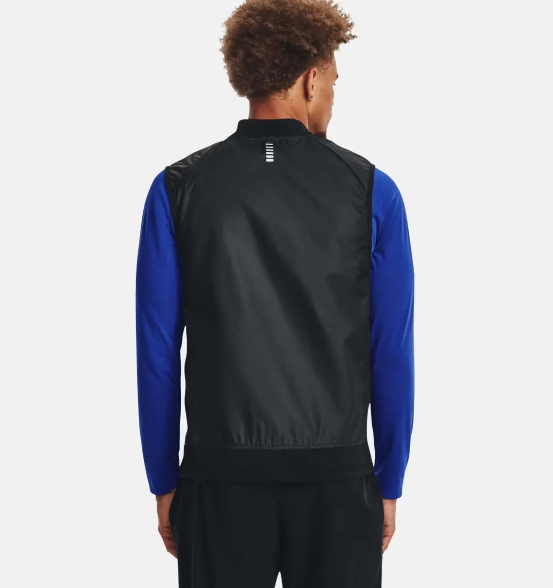Under Armour UA Strm Ins Run Vest Sweatshirt - S - Zwart