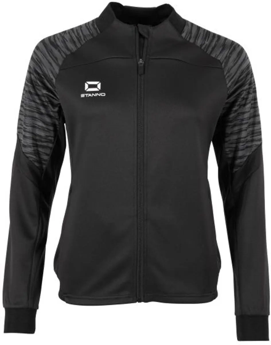 Stanno Bolt Full Zip Top Dames - Maat S - Zwart