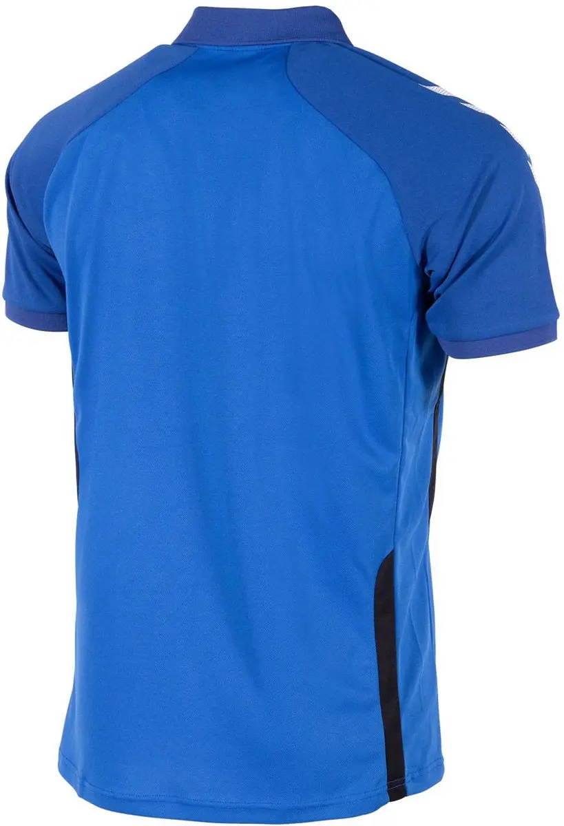 Hummel Authentic Sportpolo Unisex - XL - Blauw - afbeelding 6 van 6