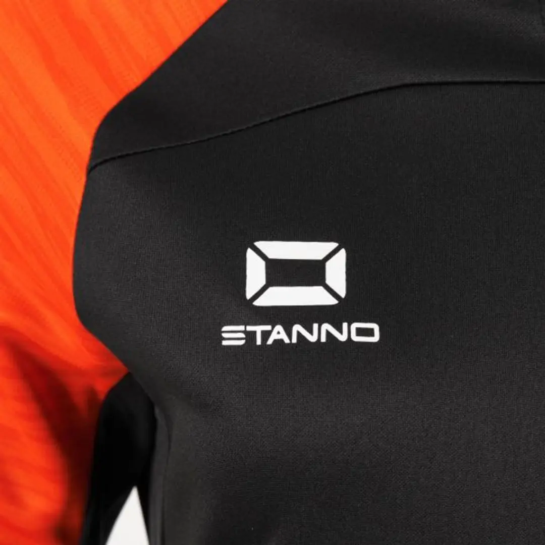 Stanno Bolt Full Zip Top Dames XL - Zwart/Oranje