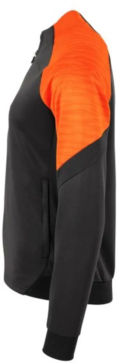 Stanno Bolt Full Zip Top Dames XL - Zwart/Oranje