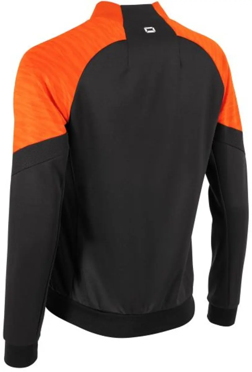Stanno Bolt Full Zip Top Dames XL - Zwart/Oranje - afbeelding 6 van 6