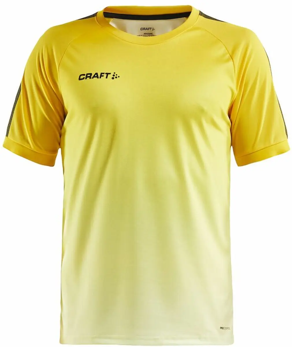 Craft Pro Control Fade Shirt Korte Mouw - Geel XXL