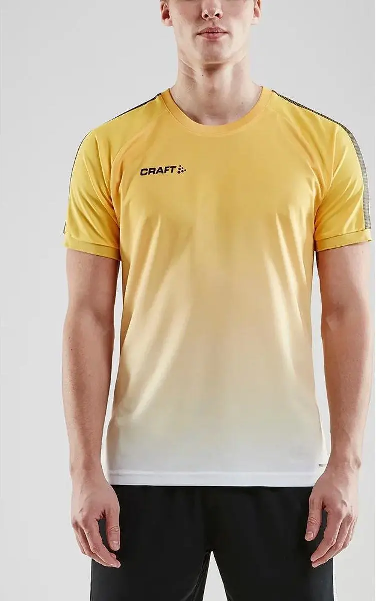 Craft Pro Control Fade Shirt Korte Mouw - Geel XXL