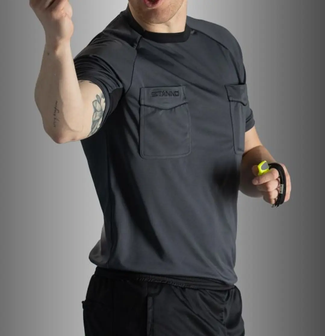 Stanno Bergamo Referee Shirt Korte Mouw - M