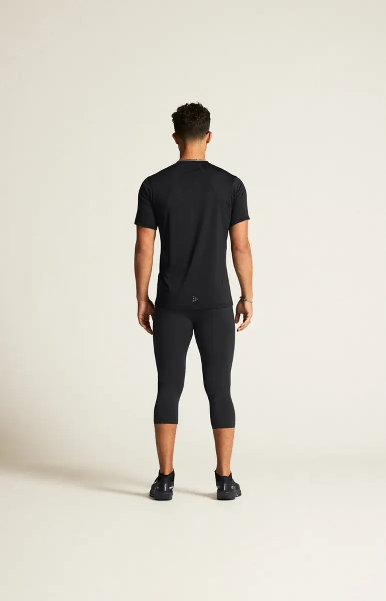 Craft ADV Essence SS Tee 2 M Heren Sportshirt - XXL - Zwart - afbeelding 6 van 6